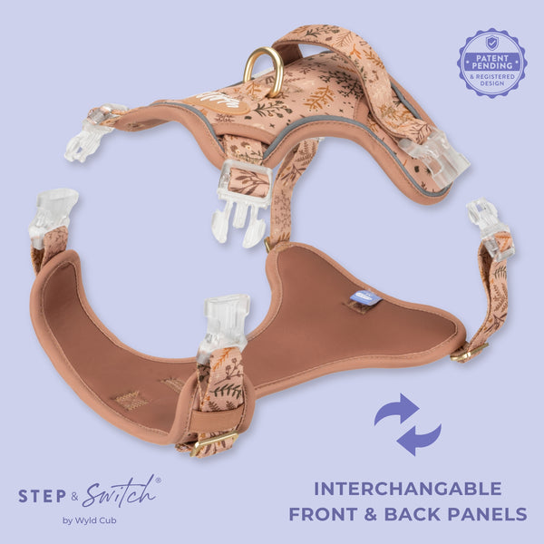 Step & Switch® Dog Harness: Chiswick Nutmeg