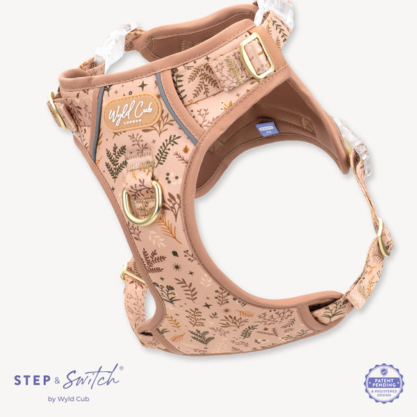 Step & Switch® Dog Harness: Chiswick Nutmeg