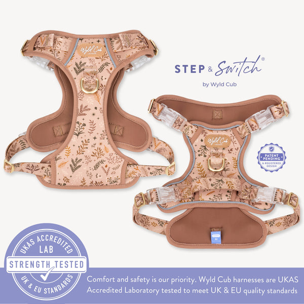 Step & Switch® Dog Harness: Chiswick Nutmeg