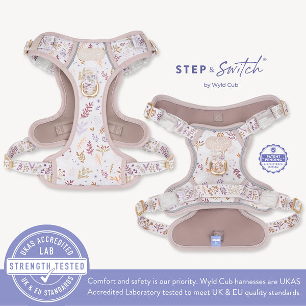 Step & Switch® Dog Harness: Chiswick Oyster