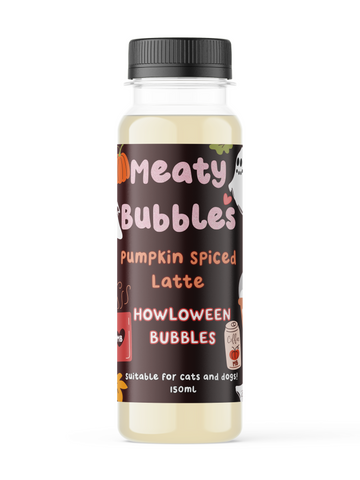 Meaty Bubbles: Pumpkin Spiced Latte Halloween Flavour Bubbles