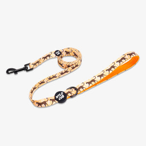 Wyld Cub orange black cool fun stylish leopard print lips comfortable quality reversible harness collar lead poo bag walk accessories set for top dog puppy breeds french bulldog frenchie bulldog cavapoo cockerpoo spaniel king Charles spaniel shihpoo labrador terrier chihuahua