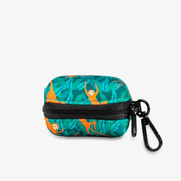 Wyld Cub green orange yellow colourful banana monkey botanical fun cool stylish comfortable quality reversible harness collar lead poo bag walk accessories set for top dog puppy breeds french bulldog frenchie bulldog cavapoo cockerpoo spaniel king Charles spaniel shihpoo labrador terrier chihuahua