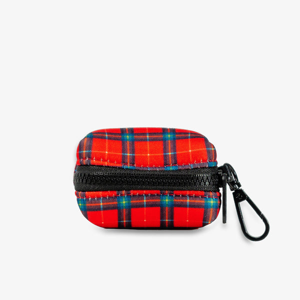 Wyld Cub red blue check tartan stylish comfortable luxury quality reversible harness collar lead poo bag walk accessories set for top dog puppy breeds french bulldog frenchie bulldog cavapoo cockerpoo spaniel king Charles spaniel shihpoo labrador terrier chihuahua