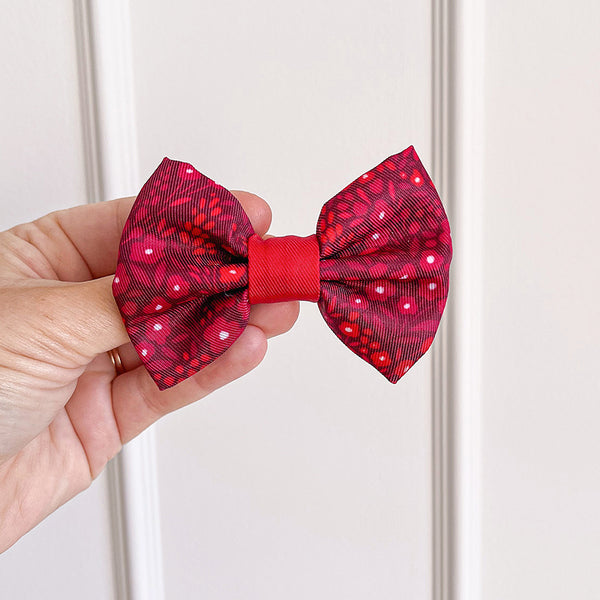 Dog Bow Tie: Notting Hill Mulberry