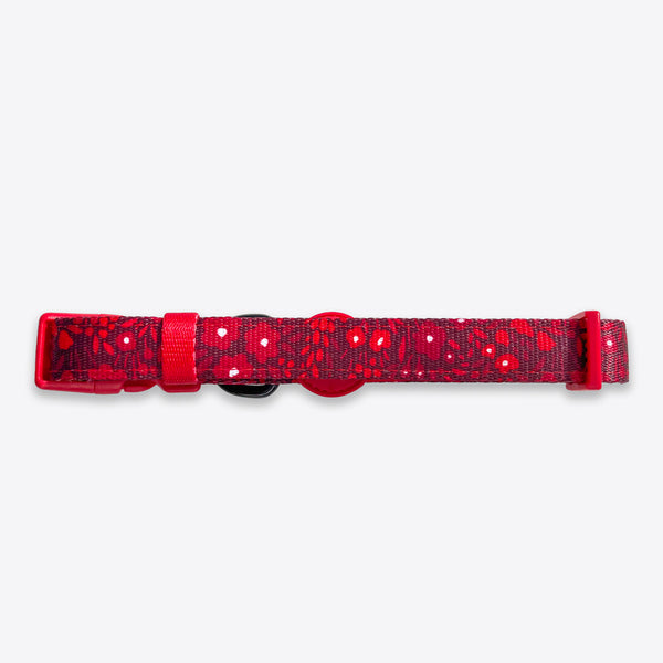 Adjustable Dog Collar: Notting Hill Mulberry