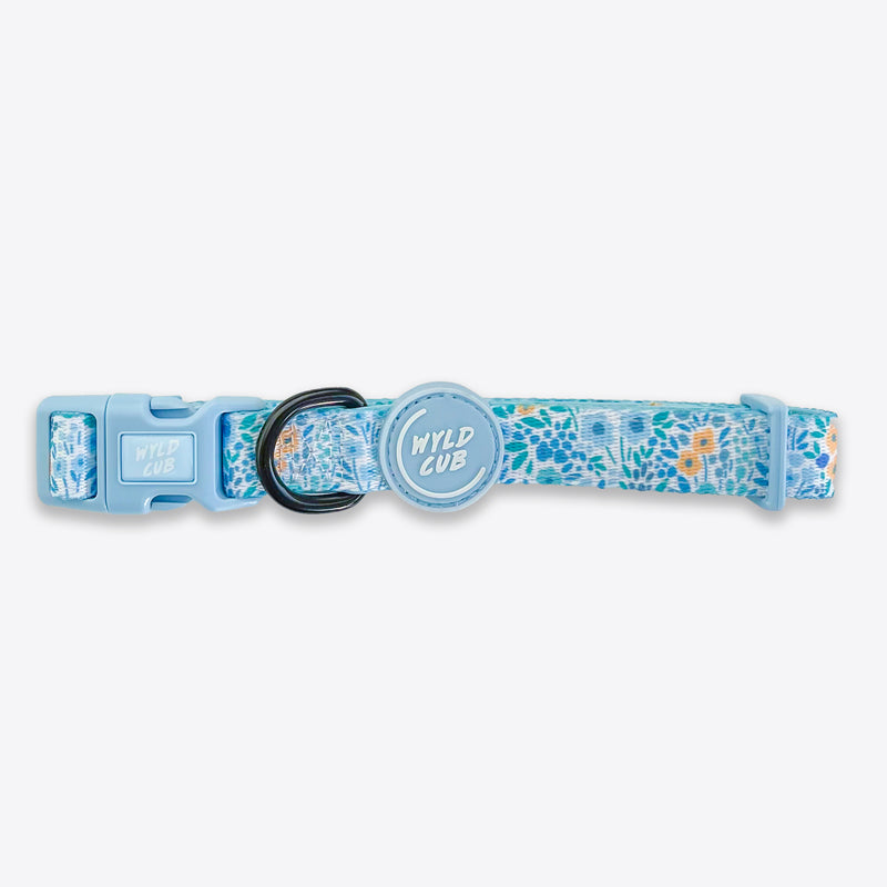 Adjustable Dog Collar: Notting Hill Sky